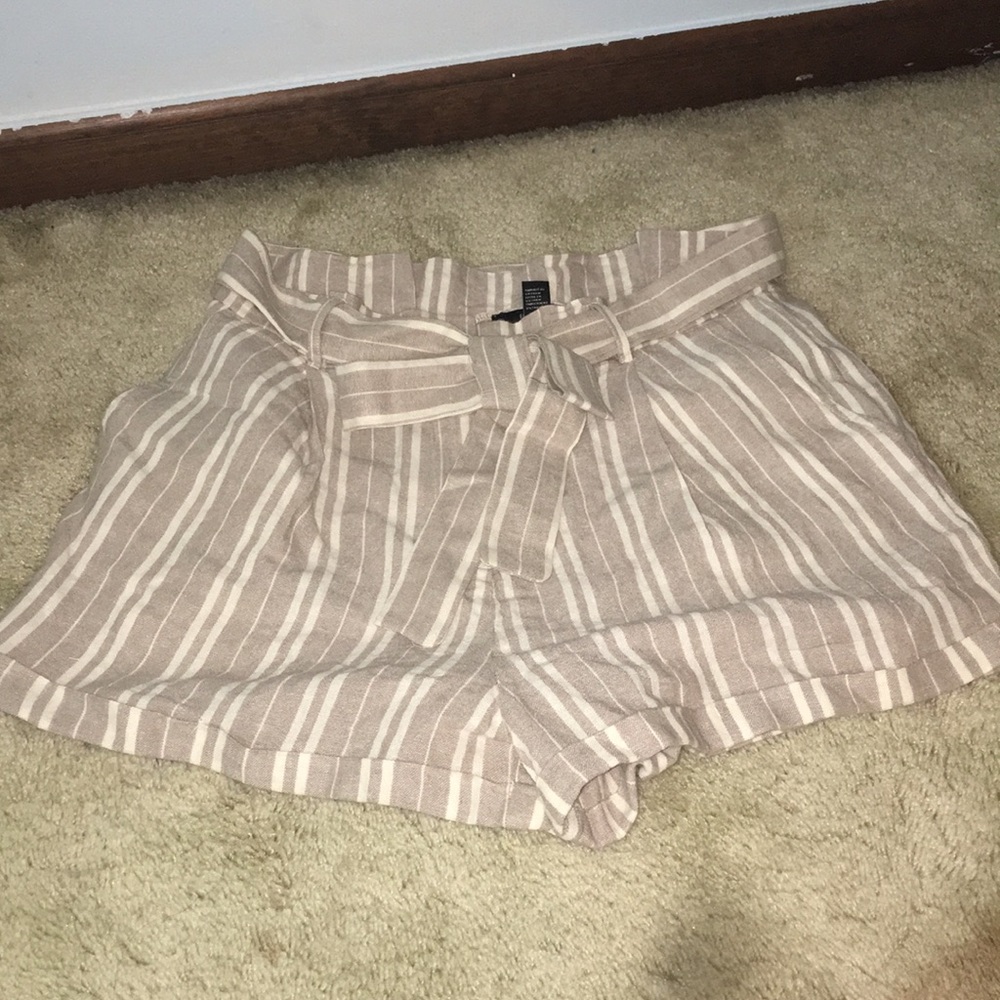 Forever 21 stripped shorts